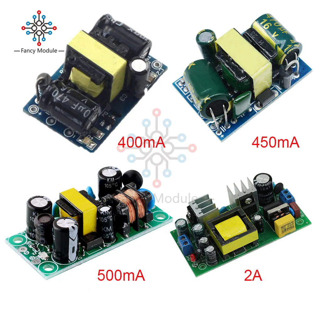 12 V 400mA 450mA 500mA 2A AC-DC питания понижающий преобразователь Step Down модуль преобразуемый адаптер