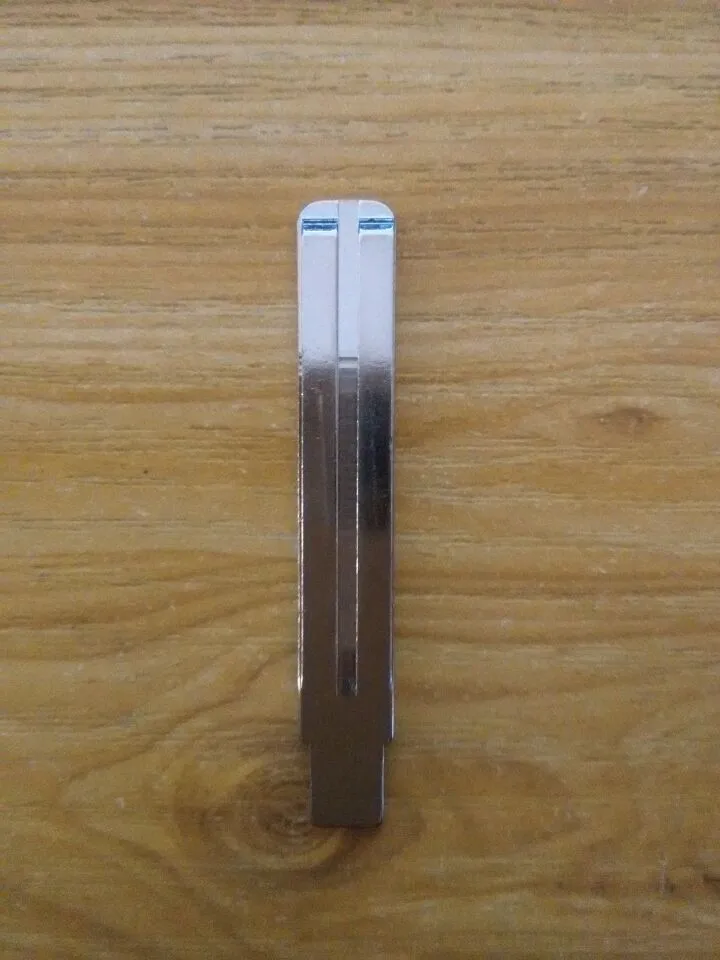 NO.77 Key Blade for Hyundai Verna IX35 Replacement for Toyota Crown Folding Flip Remote Middle Groove