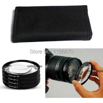 

Free Ship! 4PCS 72mm 72 mm Close-up Filter Macro Lenses Filters Diopter 4x +1 +2 +4 +10 For Canon Nikon DSLR Digital Camera Lens