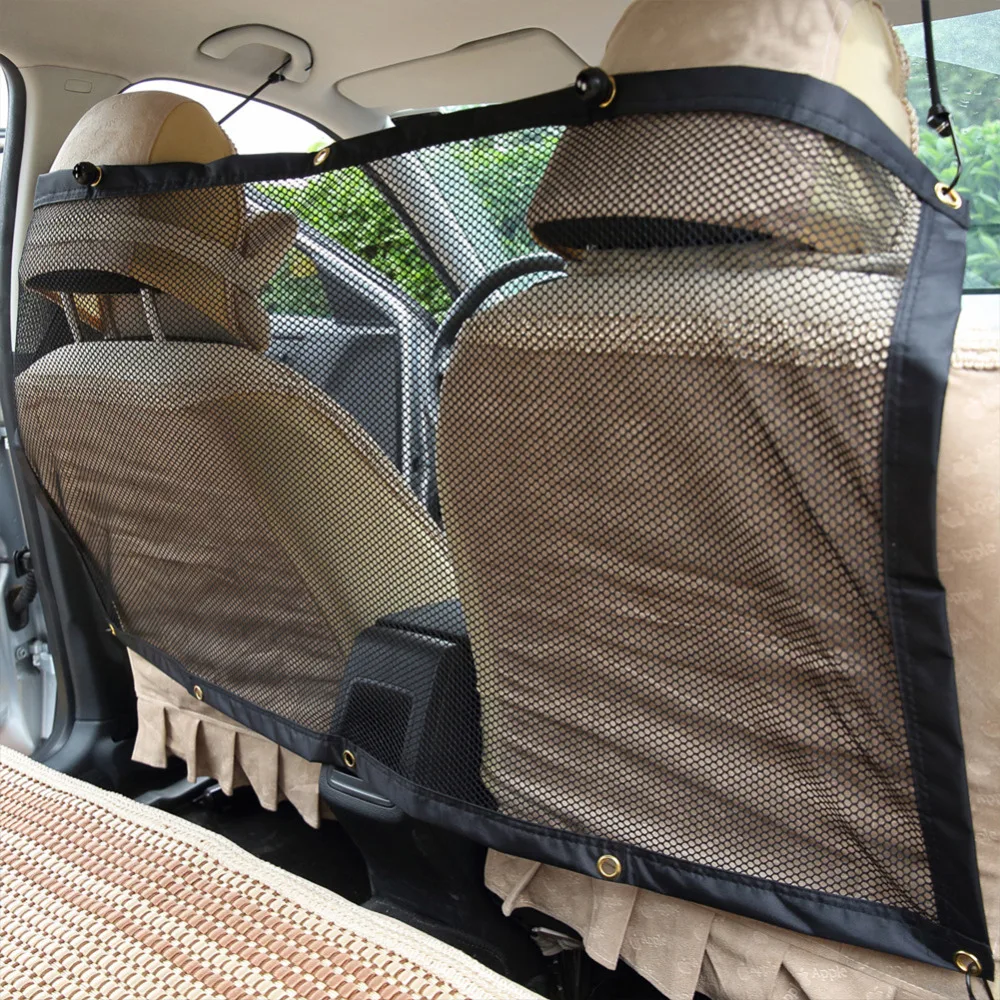 1Pc Dog Car Carrier Pet Fence Anti-collision Barrier Mesh Auto Safety Isolation Net Protection Dogs | Дом и сад