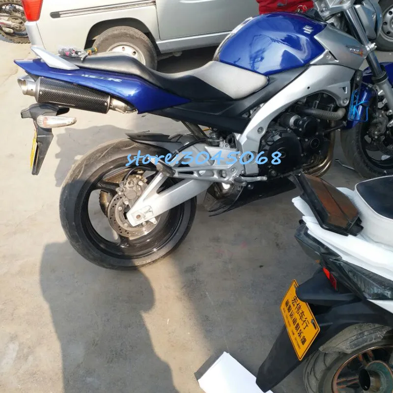 BK400 de Escape de la motocicleta escapar modificado moto láser silenciador medio enlace de deslizamiento para Suzuki GSR400 GSR600 BK600 400CC