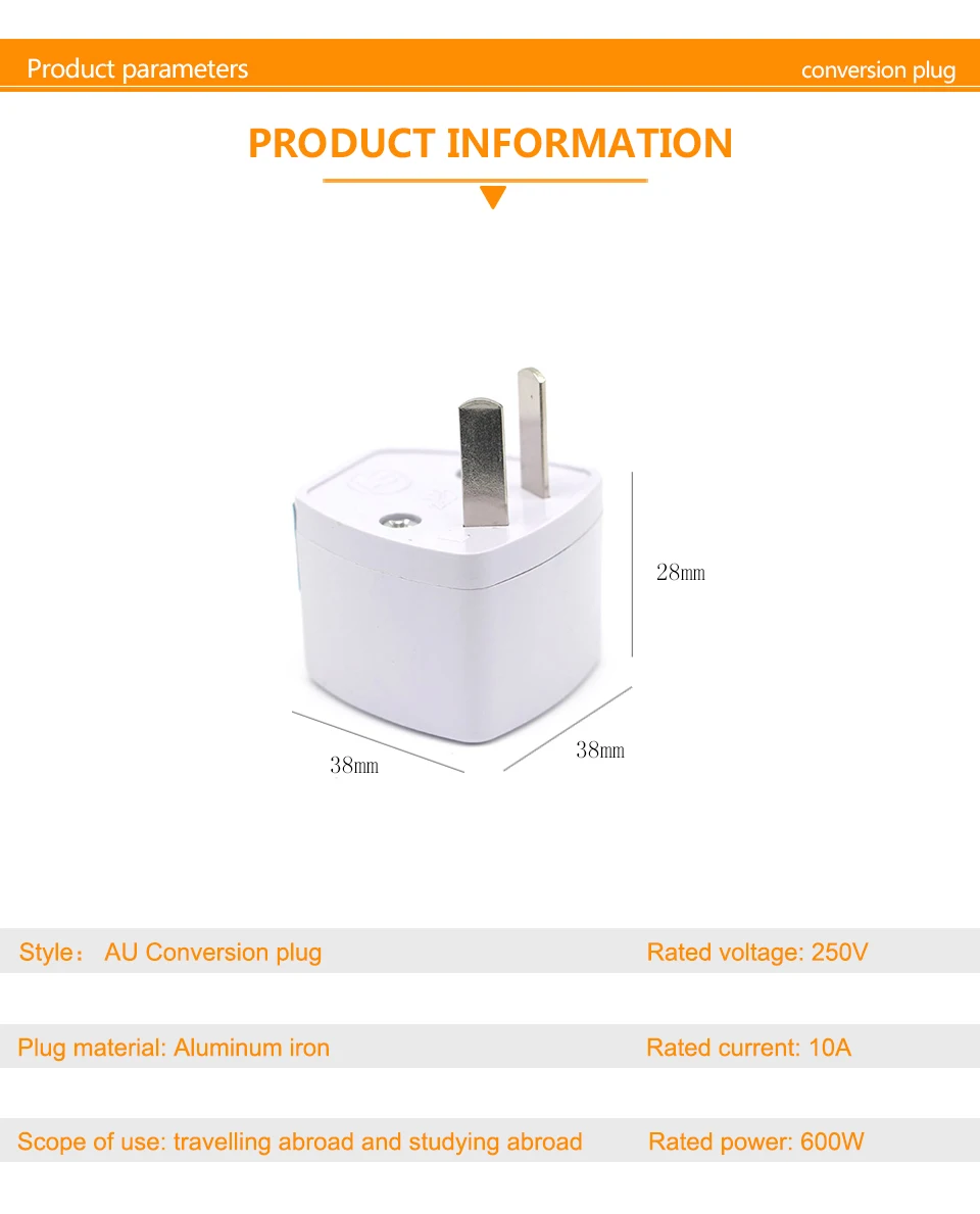 1PC Universal UK US AU EU AC Power Socket Plug Travel Electrical Charger Adapter Converter Japan China America Italy Switzerland (9)