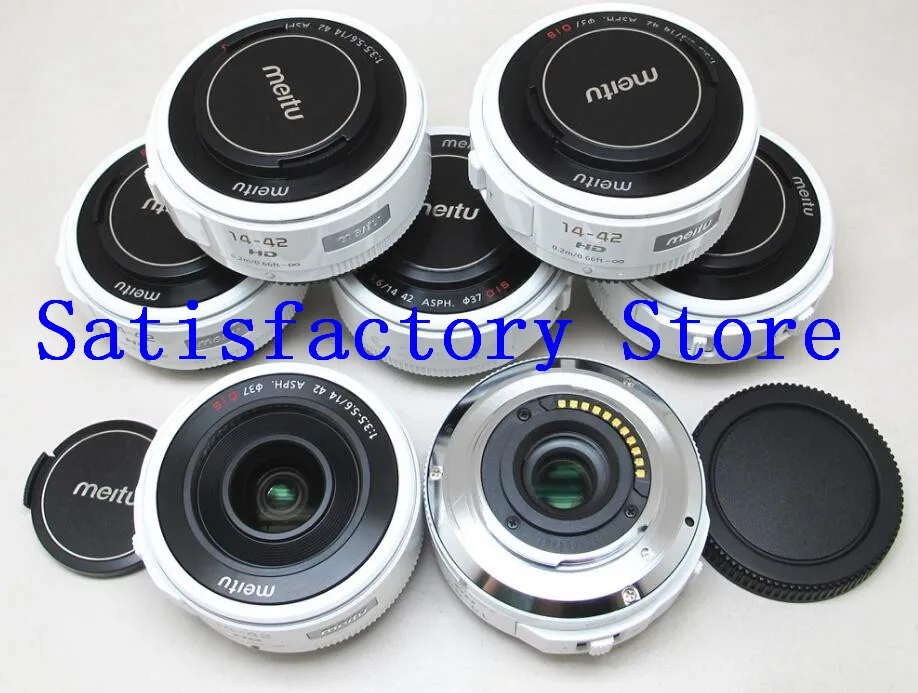Meitu 14-42 F3.5-5.6 ASPH OIS зум-объектив для Panasonic для Olympus Micro 4/3 SLR камера 14-42 мм GF3 GH4 GF9