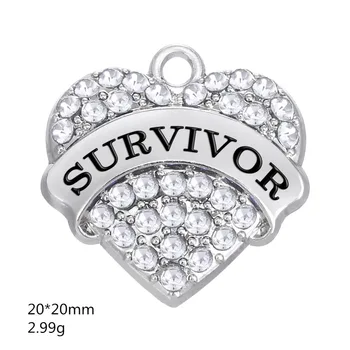 

my shape 5pcs a lot hot sales survivor word charm