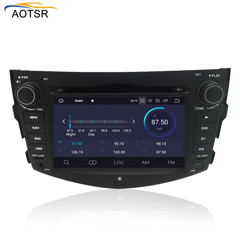 IPS Android 9 0 Автомобильный мультимедийный dvd плеер головное устройство для Toyota RAV4 2006