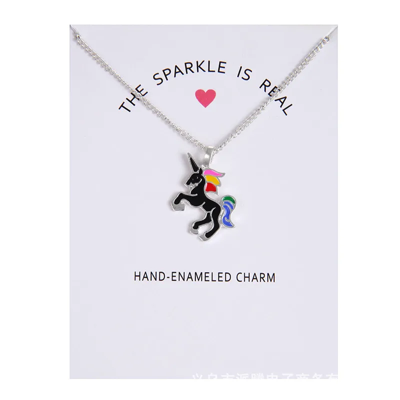 " Sparkled Unicorn" Necklace 9