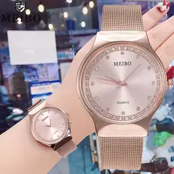 Reloj Mujer новые модные женские туфли часы Элитный бренд кварцевые часы дамы повседневное нержавеющая сталь сетки наручные часы для ношения с