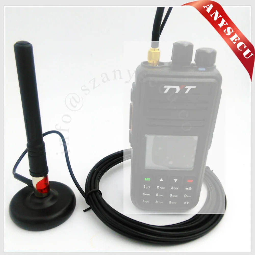 

Mini Magnetic Base SURMEN K-800-SMA-M-F For Handheld Radio Small Antenna Mount For Two Way Radios