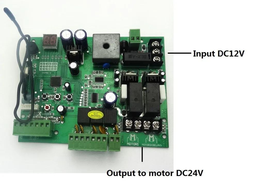 DC12V/24 В распашные ворота открывалка Двигатель Блок управления PCB монтажная плата контроллера электронная карта PKMC01 PKMC02