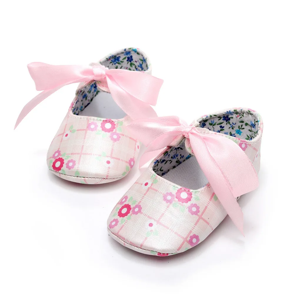 Buy Baby Girls Cute Mary Jane Shoes Infant Toddler Bow Knot PU Leather Princess