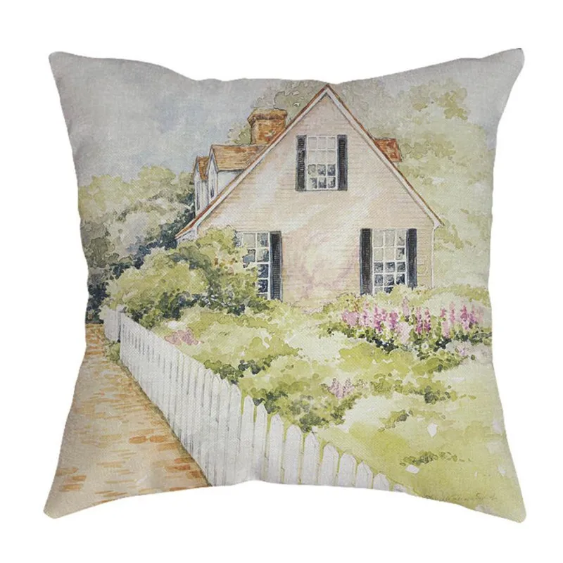 Cotton Linen Pillow Case Sofa Waist Throw Cushion Cover Home Decor05