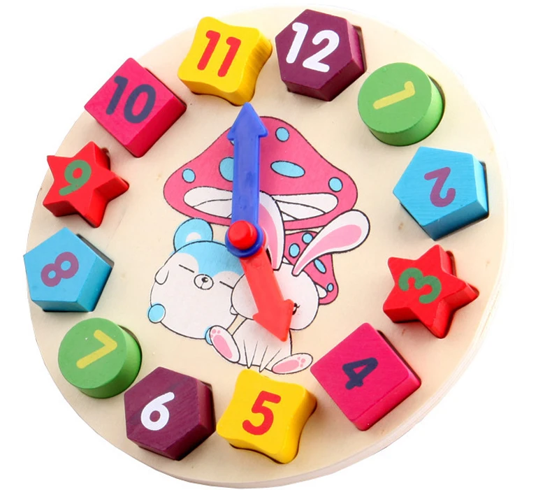 Красочные бамбуковые Счетные палочки часы игрушка Математика Монтессори обучающие средства Счетный стержень для детей дошкольного возраста Математика обучающая игрушка GYH