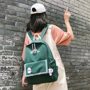 

Female Korean Version Fashion Nylon Backpacks Women Large Capacity Shoulder Bags Student Backpack Travel Couple Bag YL5