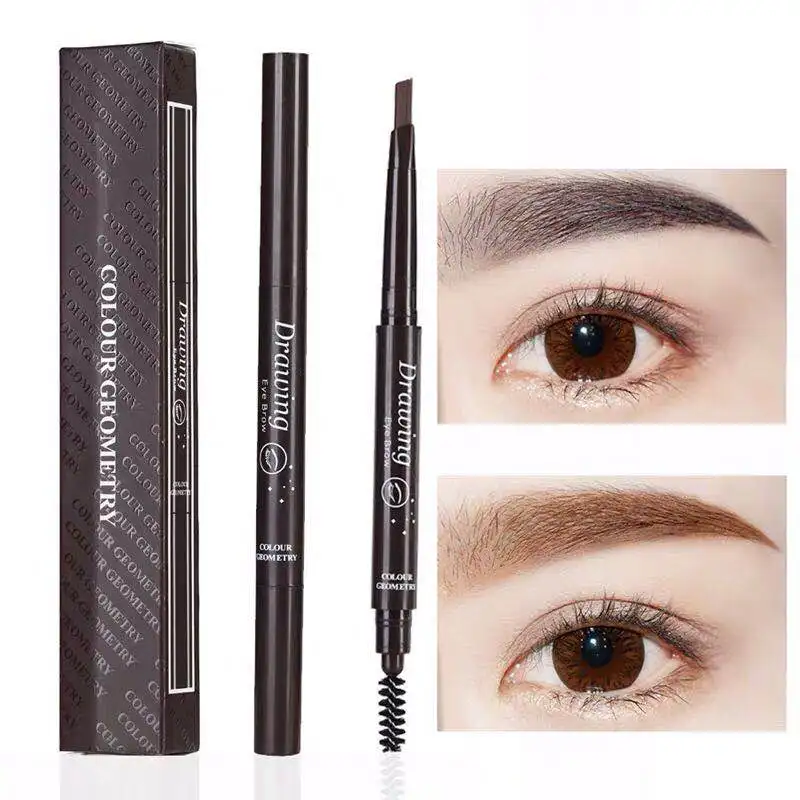 

1 Pcs Double Head waterproof Eyebrow Pencil 6 Color Eyebrow Tint Eyebrow Marker