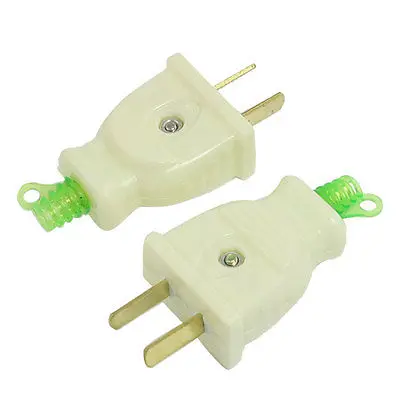 

2pcs 2 Pin US AU Electrical Power Plug Connector Replacement AC 250V 16A