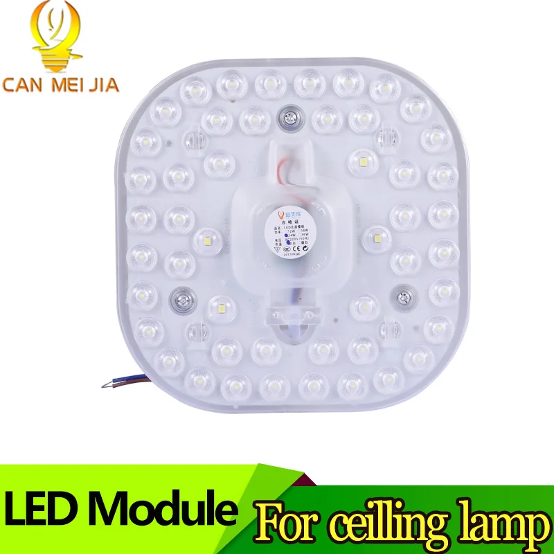 

High Power Led Module Light 50W 12W 18W 24W 36W Energy Saving Ceiling Lamps Lighting Source 220V Cold White for Kitchen Bedroom