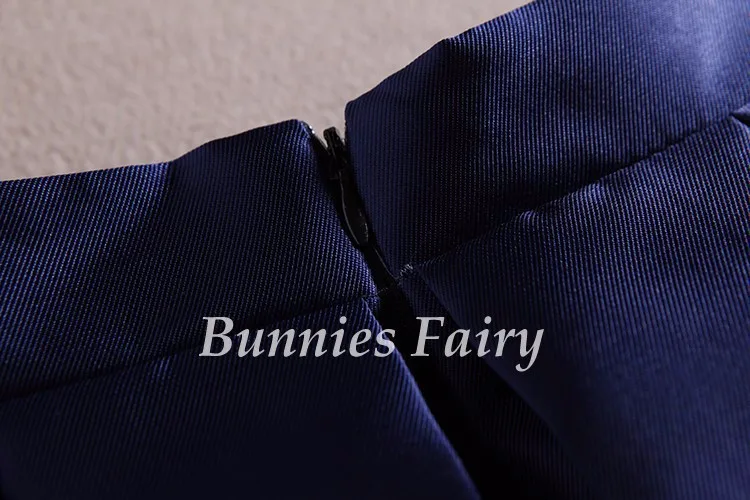 Bunniesfairy 50s Винтаж Хепберн элегантные Для женщин в этническом стиле бохо платье в стиле ретро с цветочным узором Цветочный принт миди-юбка с высокой талией Темно-синие размера плюс