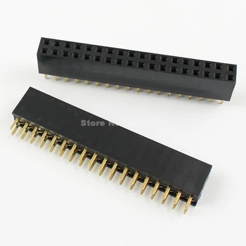 

20Pcs Per Lot 2.54mm Pitch 2x18 Pin 36 Pin Female Double Row Straight Pin Header Strip