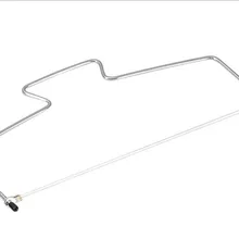 Хлеборезка из нержавеющей стали, двухрядные кусочки торта, инструменты для выпечки, размер 33*16 см, 2 провода, толщина резки, можно отрегулировать