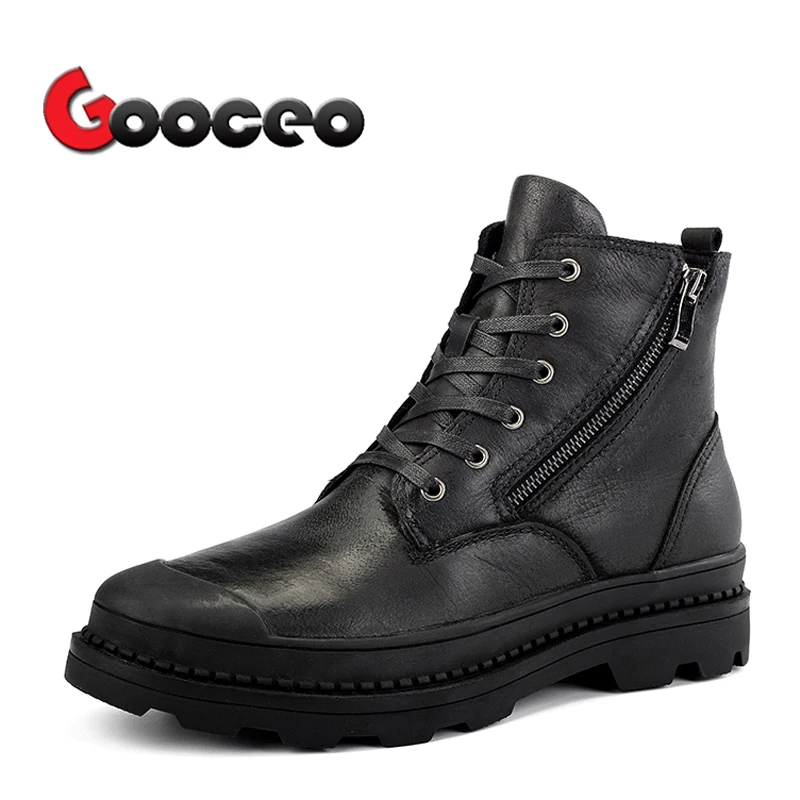 padded Cheville Top Cuir Bottes De Pouce Haute Sécurité Hiver brown 6 Coton Cotton En Fermeture Travail padded Chaud Éclair brown Chukka Air Noir up Plein Cotton Hommes Dentelle black rembourré Noir 57pnETwx