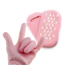 Многоразовый гель-содержащие спа-носки& перчатки увлажняющий отшелушивающий крем-пилинг для лица и тела, бархатная, гладкая кожа, Красота ручной силиконовые носки для девочек