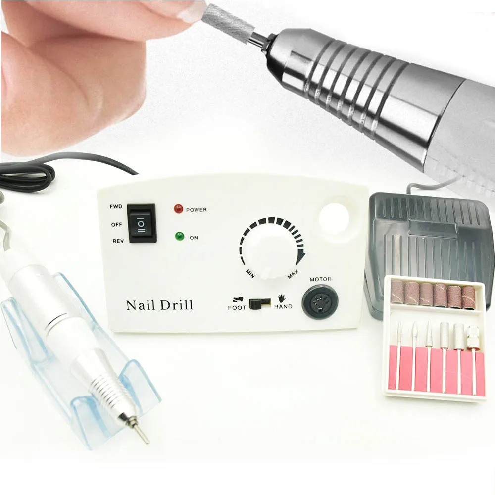 

35000 RPM 25W Electric Nail Drill Manicure Machine Pedicure Nail Accessoires Tools Nail File Drill with Nail Drill Bit