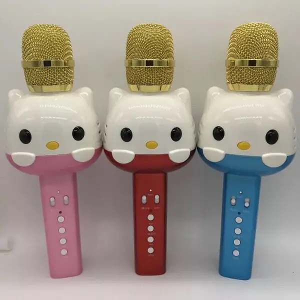 

U63 microphone children's cute cat mobile phone karaoke microphone wireless voice changer microphone