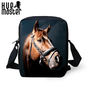 

Messenger Bags for Children Small Cross-body Bag Ladies Mini Bags 3D horse printing bag for woman man Bolsas Carteras Mujer