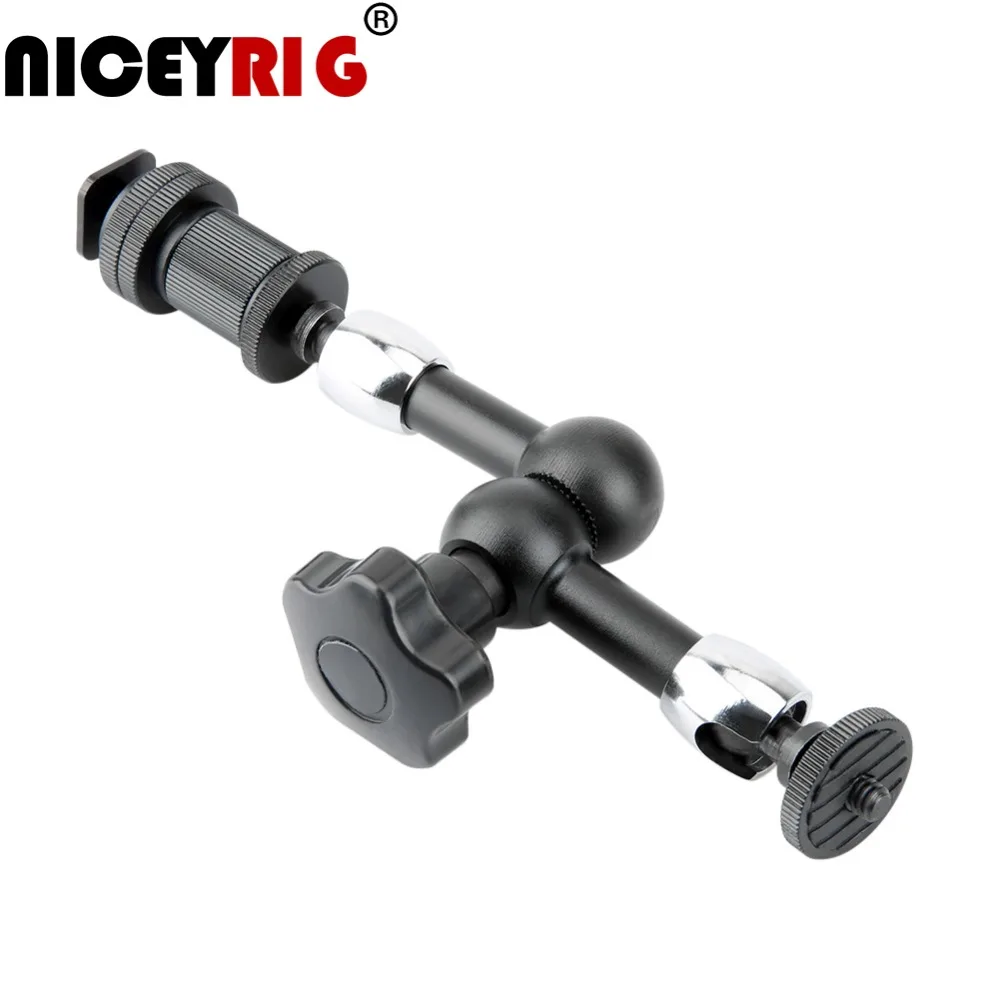 NICEYRIG магический рычаг 1/4 &quotвинт Холодный башмак шариковая Головка Кронштейн ARRI