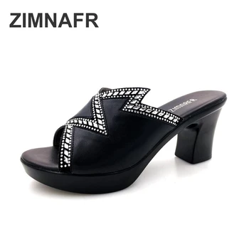 

ZIMNAFR BRAND WOMEN SLIPPERS FASHION PLATFOR SANDALS WOMEN SHOES SUMMER SEXY HIGH HEEL WOMEN SANDALS PLUS SIZE 35-42