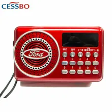 CESSBO S-022F, портативная TF карта, FM радио, FM приемник, походный уличный динамик для занятий спортом, цифровой громкий динамик, FM, 88-108 МГц, SD, USB радио