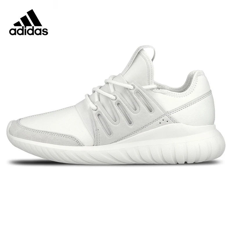 Original New Arrival Official Adidas Clover TUBULAR RADIAL Men's Running Shoes Classic Breathable Shoes Outdoor Anti-slip AQ6722