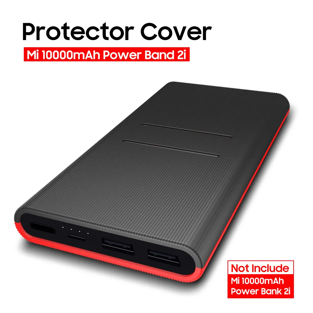 Силиконовый защитный чехол с кожаным рукавом сумка для нового Xiaomi Xiao Mi 2 10000 мАч