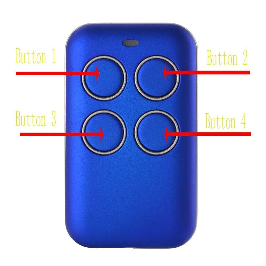 4 кнопочный универсальный пульт дистанционного управления воротами и гаражными
