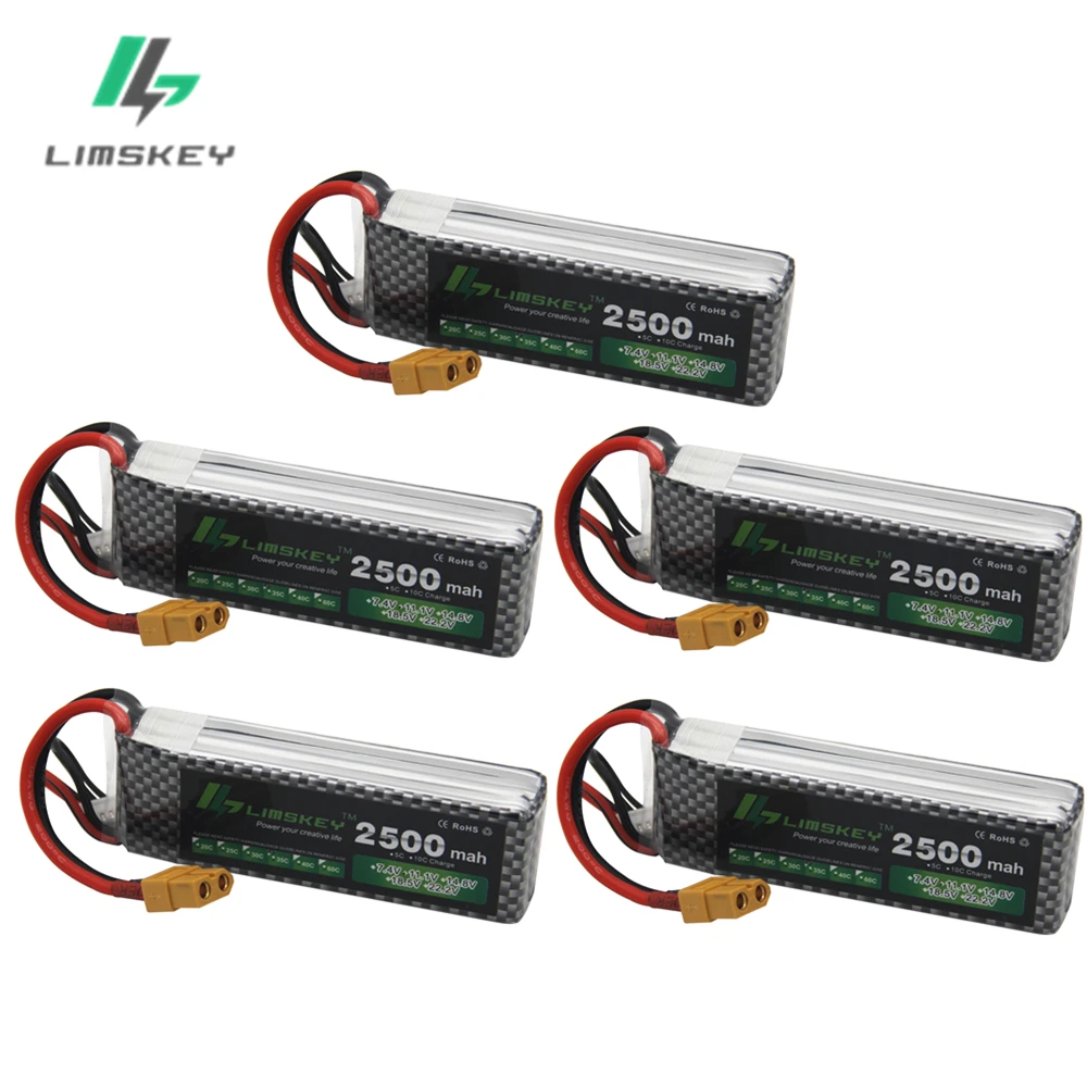 Limskey мощный новый 3s Bettery 11 1 V 2500mAh 35C MAX 70C T/xt60 штекер для автомобиля самолета Halicopter часть 5 шт./лот Бесплатная
