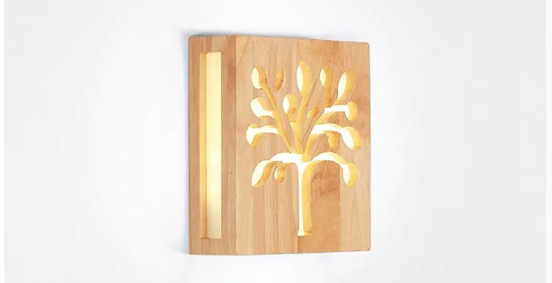Wood Wall Light 18