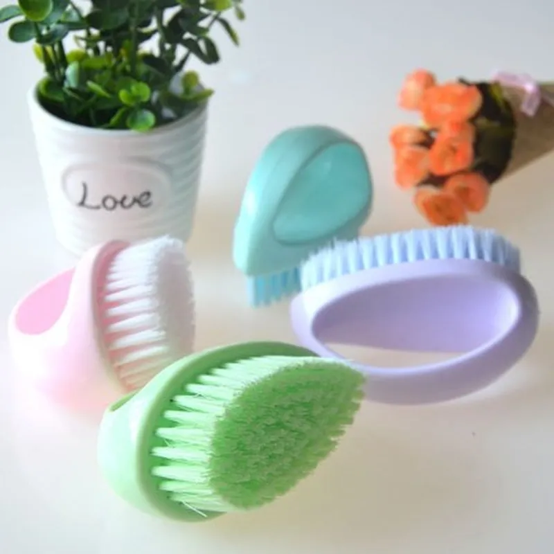 1pcs Multifunction Hand held Cleaning Brush Plastic soft hair bathroom