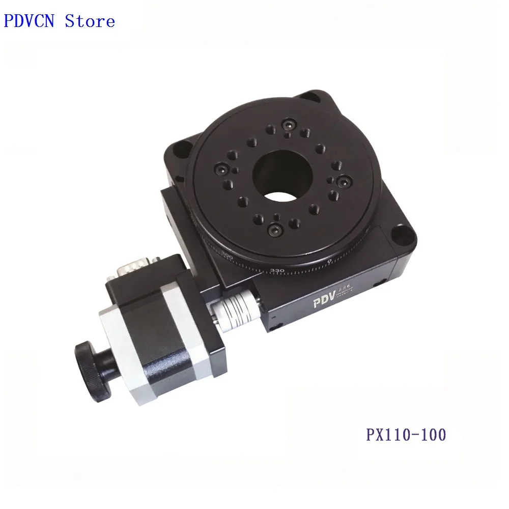 PDV PX110 100 электрическая вращающаяся стадия моторизованная платформа прецизионный