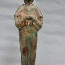 USPS в США S0236 Китай Народная Сбор старый Бронзовый Династии Тан Дворец женщина Горничной служанка Статуя