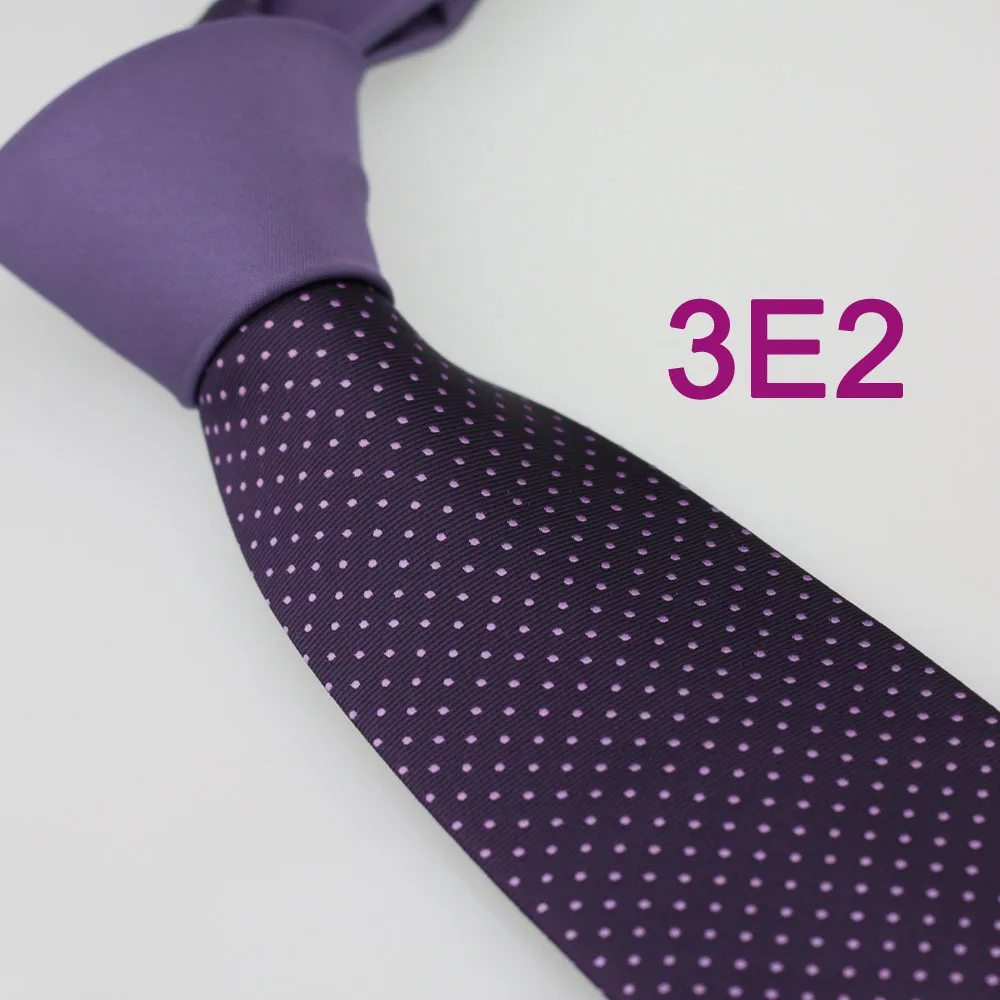 Coachella Мужские галстуки Новое поступление сиреневый узел контрастные фиолетовые пятна два тона галстук в деловом стиле для платья Свадьбы