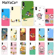 

MaiYaCa Top Detailed Popular Phone case Korean cartoon funny cocoa friend for iPhone 8 7 6 6S Plus X 5 5S SE 44S XS XR XS