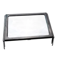 3X чтения лупа полная страница оптический складное увеличительное A4 светодио дный объектив стол увеличительное Стекло для шитья Вязание