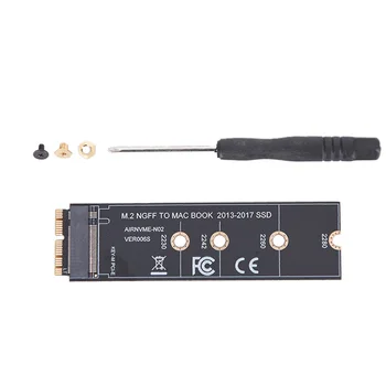 

New M.2 NGFF PCIe AHCI SSD Adapter Card for MACBOOK Air 2013 2014 2015 2017 A1465 A1466