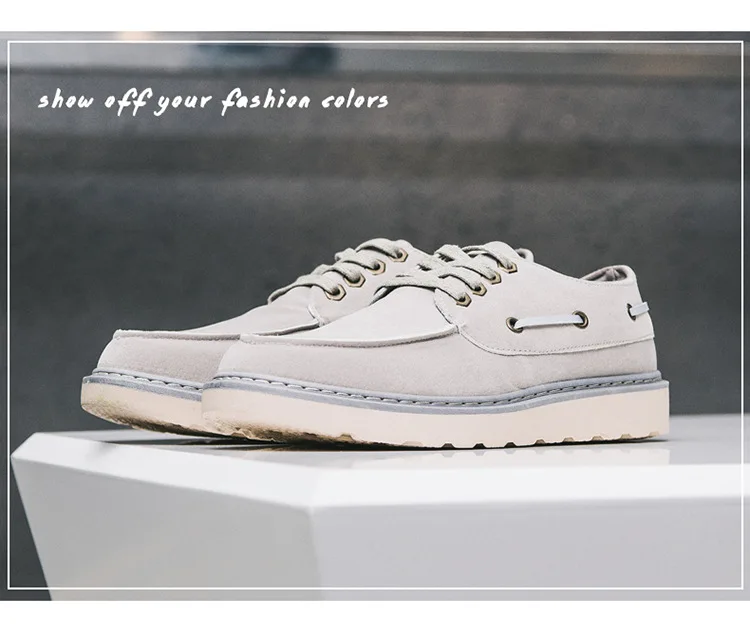

Spring Autumn Breathable Men Casual Shoes Fashion Lace Up Black Men's Flat Shoes Business Leather Shoes size 36-45 KM479-503 C1