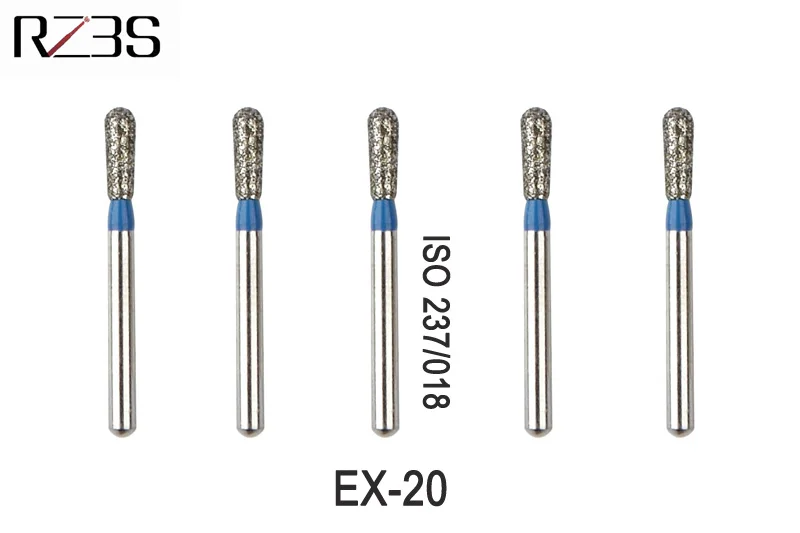 12 шт. стоматологический алмазный Бур FG 1,6 мм специальная форма Бур для NSK высокоскоростная воздушная турбина EX-11, EX-12, EX-20, EX-21