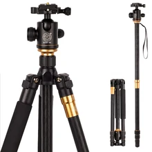 Discount! Hot Q999 Professional Photographic Portable Tripod To Monopod+Ball Head For Digital SLR DSLR Camera Fold 43cm Max Loading 15Kg
