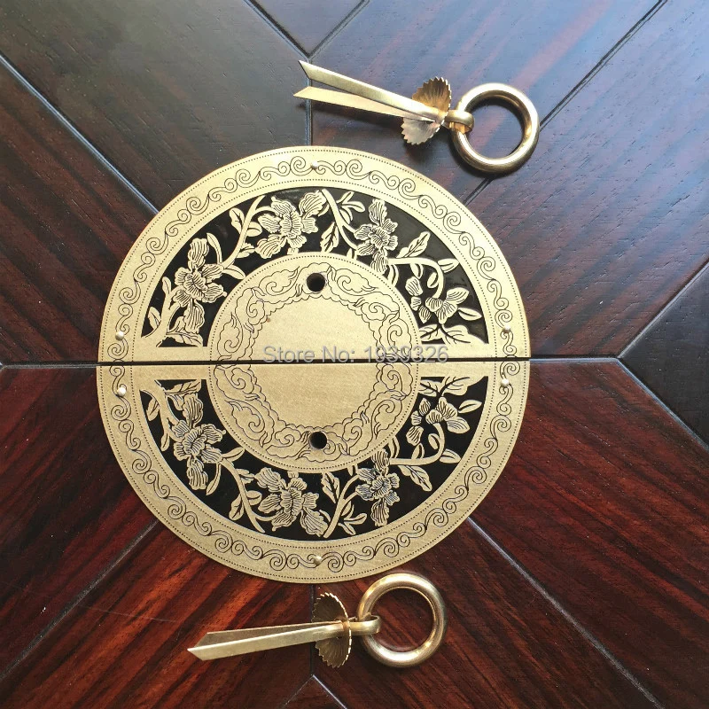 Китайские античные аксессуары для мебели латунные круглые винтажные ручки шкафа