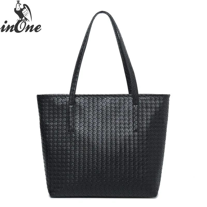 

INONE luxury Handbags Women Bags Designer Tote Shoulder Bag For Women 2019 Bolsa Feminina Cymka Handbags Embossed Plaid Purses