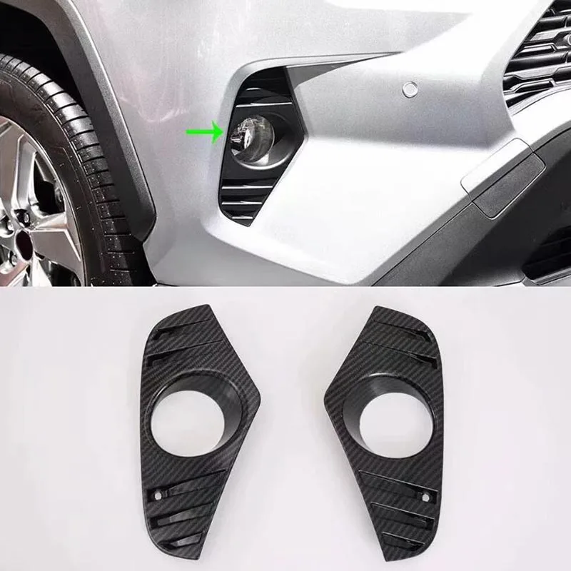 Противотуманная фара внешняя передняя крышка для Toyota RAV4 лампы Накладка защита