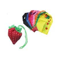 Большая сумка для покупок Клубника Складная сумка для покупок из эко сумка складная сумка для шопинга, складывающаяся в форму клубники 200 шт. dhl свободного падения